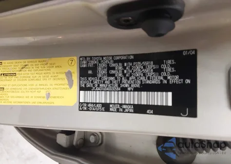 2004 Lexus Rx 330 from USA, damaged, VIN JTJGA31U040030584